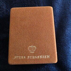 Jules Jurgensen Genuine Vintage Copper Velvet Watch Box